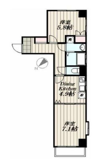 ヴェルトウォーターフロント　501号室　間取り