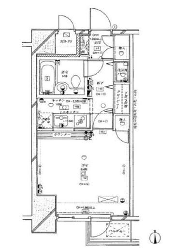 日神パレステージ西麻布　502号室　間取り