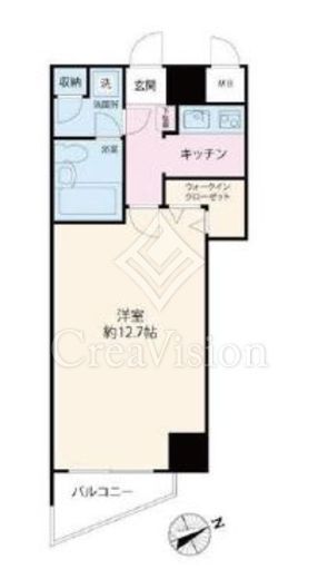 日神パレステージ西麻布　807号室　間取り