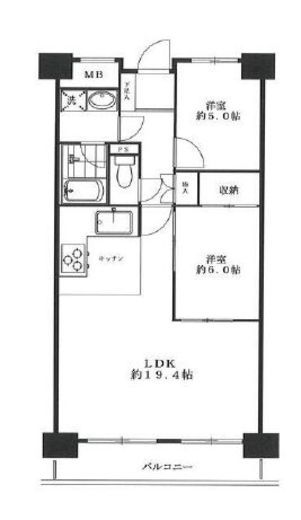 三田ナショナルコート　315号室　間取り