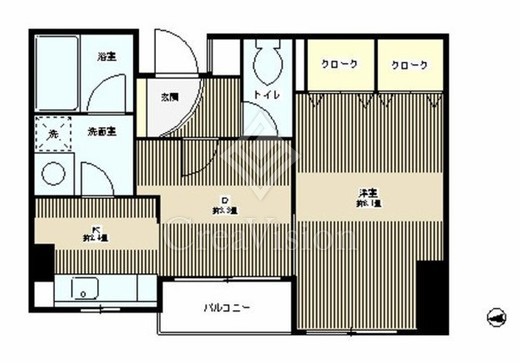 四ツ谷ハウス　102号室　間取り