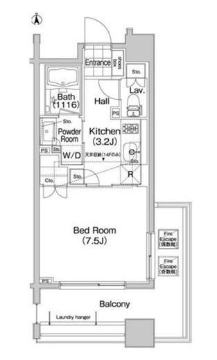 コンフォリア笹塚　1006号室　間取り