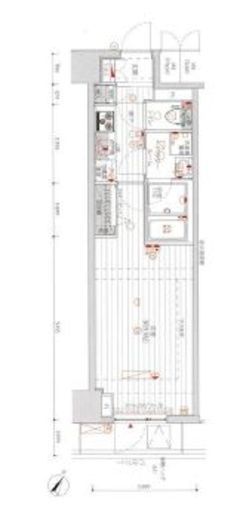 メインステージ千代田岩本町コモデ　503号室　間取り