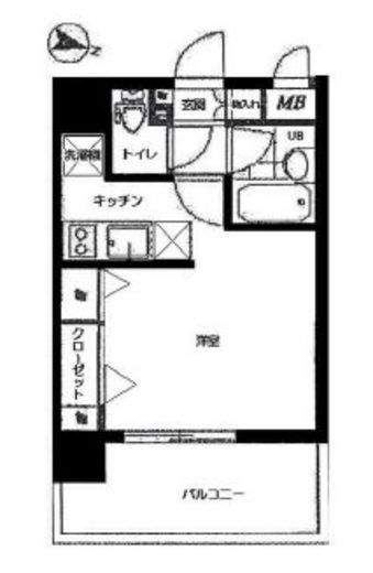 アクロス赤坂　901号室　間取り