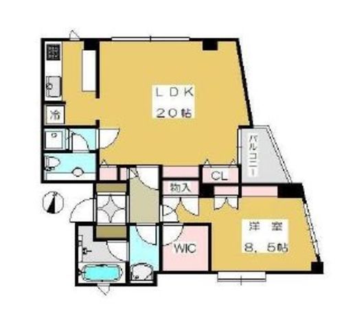 エスター南麻布　302号室　間取り