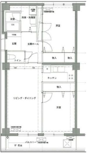 麻布台リハイム　202号室　間取り