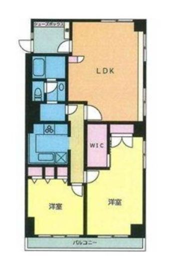 麻布東町マンション　501号室　間取り