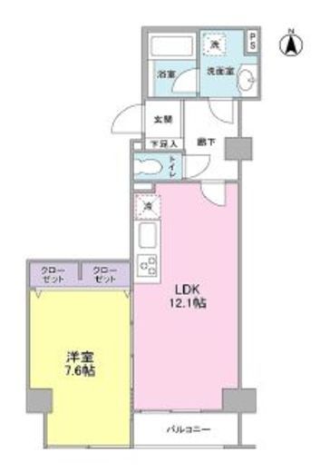 ロイヤルステージ目白　304号室　間取り