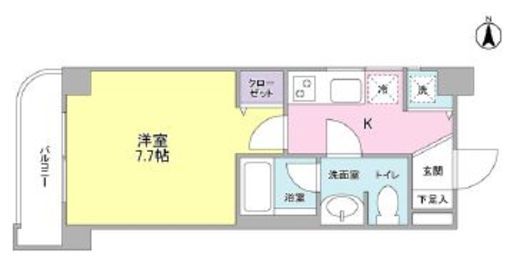 ロイヤルステージ目白　202号室　間取り