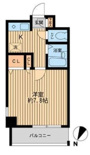 プライムアーバン新宿落合　307号室　間取り