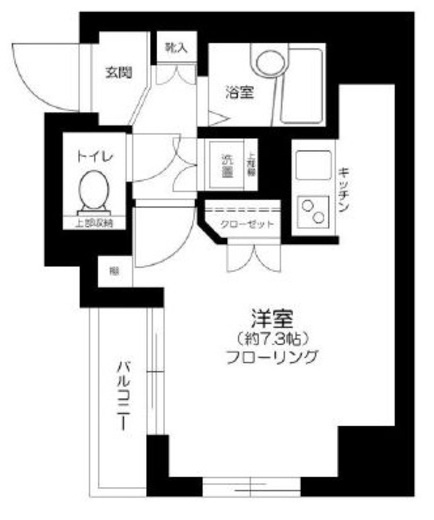 ドルチェ京橋壱番館　401号室　間取り