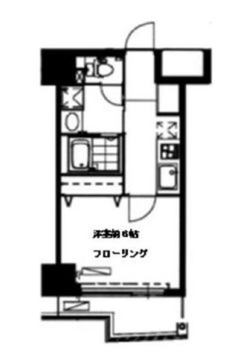 レジーナエビス　903号室　間取り