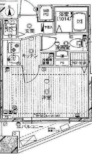 クレアシオン渋谷神山町　502号室　間取り