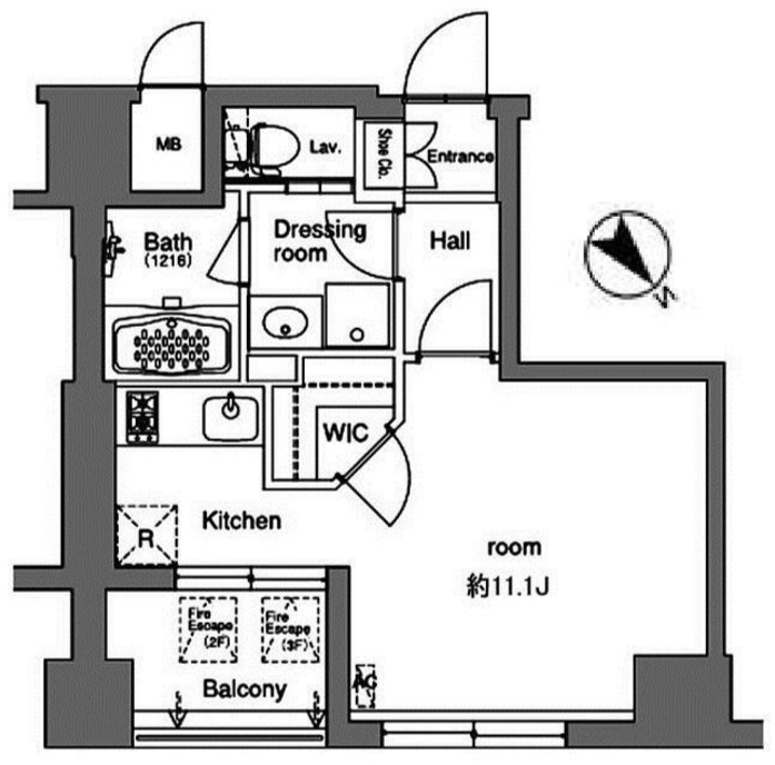 ブリーズヴェール東山　402号室　間取り