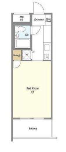 コンフォリア早稲田DEUX　304号室　間取り