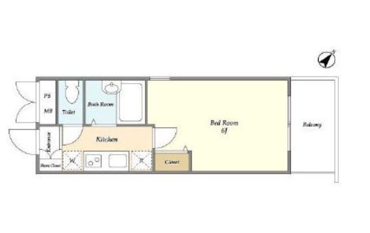 コンフォリア早稲田DEUX　305号室　間取り