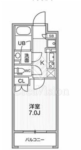 オーキッドレジデンス東日本橋　402号室　間取り
