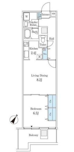 友泉大伝馬町ビル　1003号室　間取り
