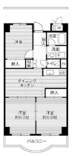ビレッジハウス芝浦タワー　1-811号室　間取り