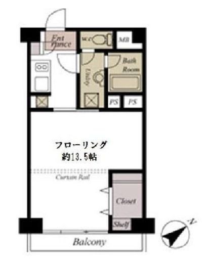 秀和代官山レジデンス　703号室　間取り