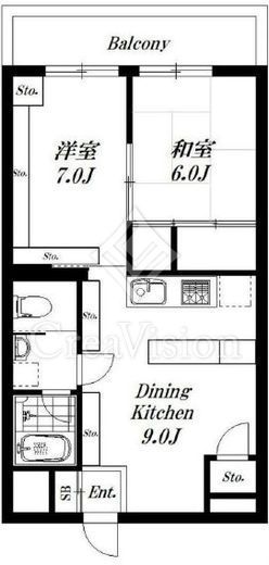 マンション白金台　502号室　間取り