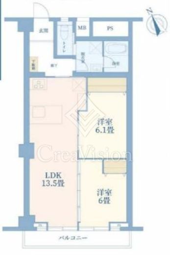 秀和高輪レジデンス　614号室　間取り