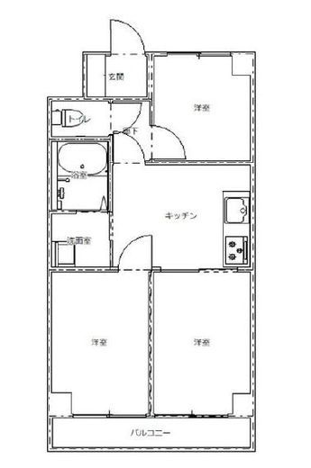 秀和田町レジデンス　613号室　間取り