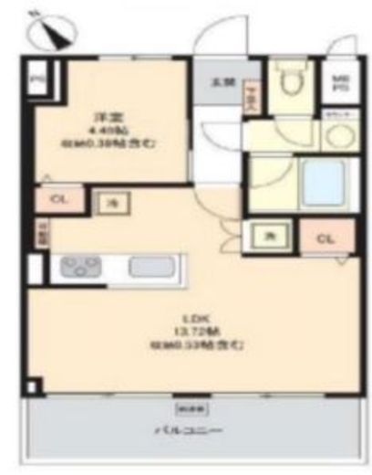 サンパークマンション千代田　502号室　間取り