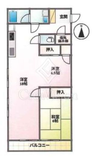ライオンズマンション初台　707号室　間取り