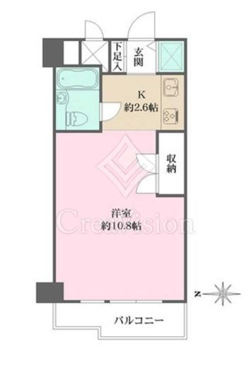飯田橋ハイタウン　603号室　間取り