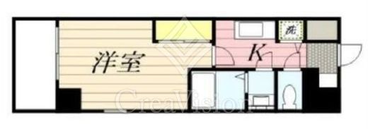 メゾン・ド・ヴィレ高輪　801号室　間取り