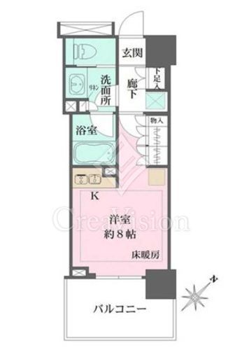 ザ・パークハウスアーバンス東五反田　207号室　間取り