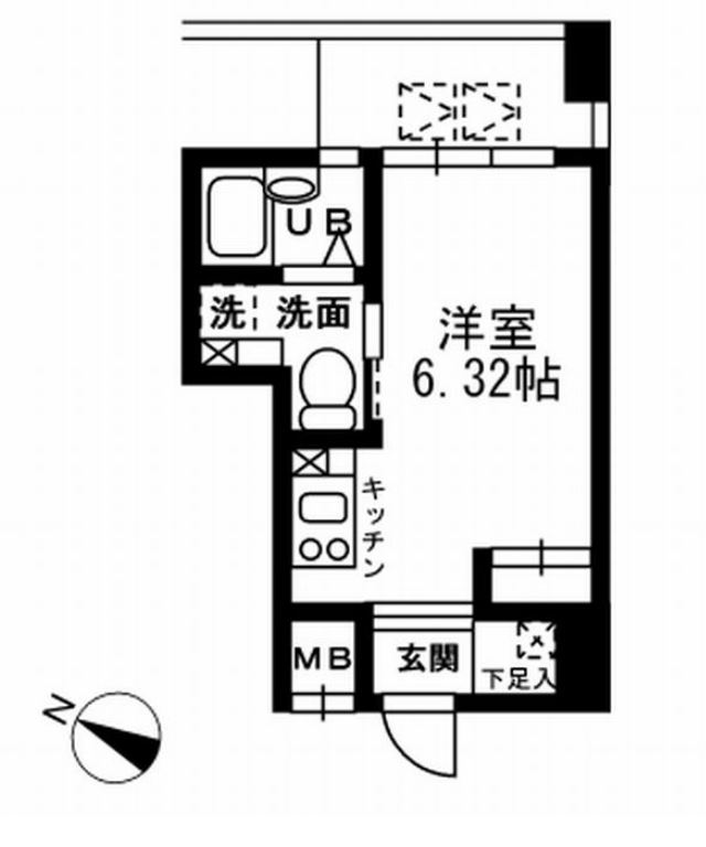 レジディア三越前　902号室　間取り