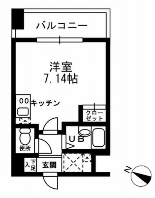 レジディア三越前　903号室　間取り