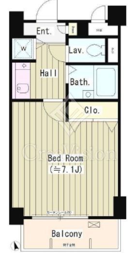 パークヒルズ落合　201号室　間取り