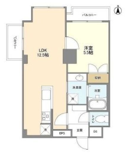 ベルファン西麻布　208号室　間取り