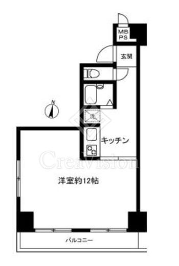 九段シルバーパレス　404号室　間取り