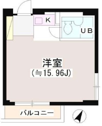 パーク・ノヴァ渋谷　502号室　間取り