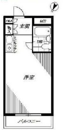 パーク・ノヴァ渋谷　307号室　間取り