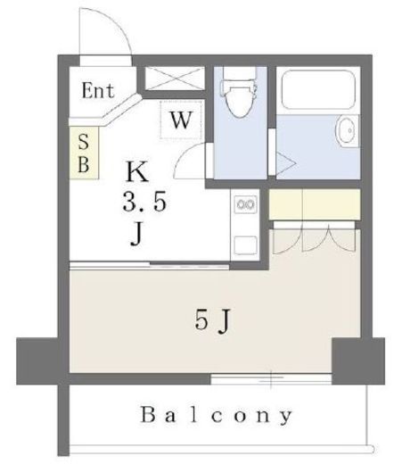 ガーデンテラス南麻布　204号室　間取り
