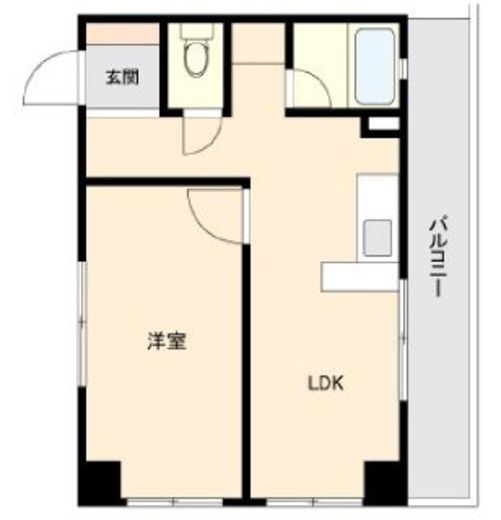 ONE ROOF FLAT NISHIWASEDA　1203号室　間取り