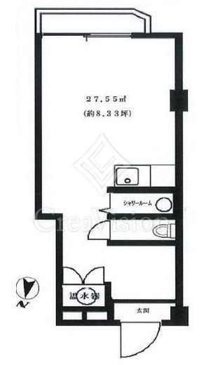 グランドメゾン恵比寿東　6F1号室　間取り