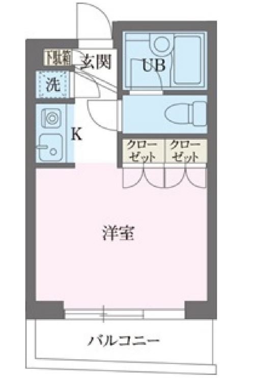 パークフロント西新宿　803号室　間取り