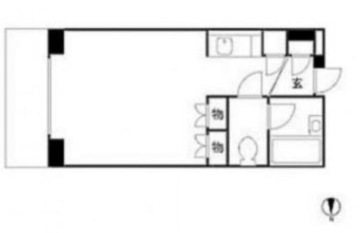パークフロント西新宿　604号室　間取り