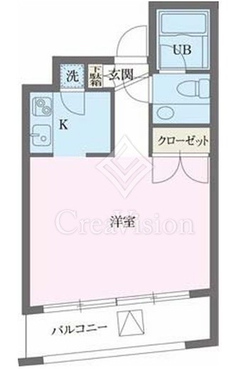 パークフロント西新宿　702号室　間取り