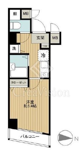 メインステージ白金高輪　209号室　間取り
