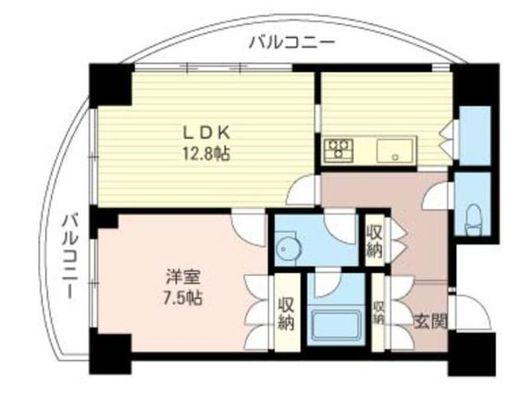 グランドメゾン落合　504号室　間取り