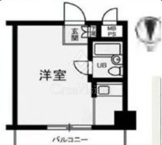 サンパーク東京銀座　702号室　間取り