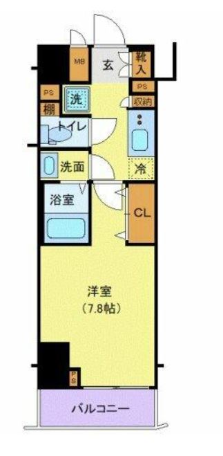 ジェノヴィア南麻布グリーンヴェール　703号室　間取り