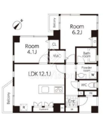 アロバール南青山　501号室　間取り